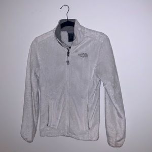 used white north face jacket